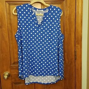 3/$20 Royal blue w/white dots